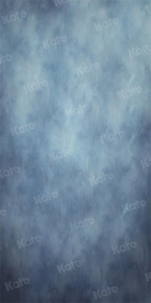 Kate Light Blue Texture Gradient Yearbook Backdrop For Photography 5′ x 7′