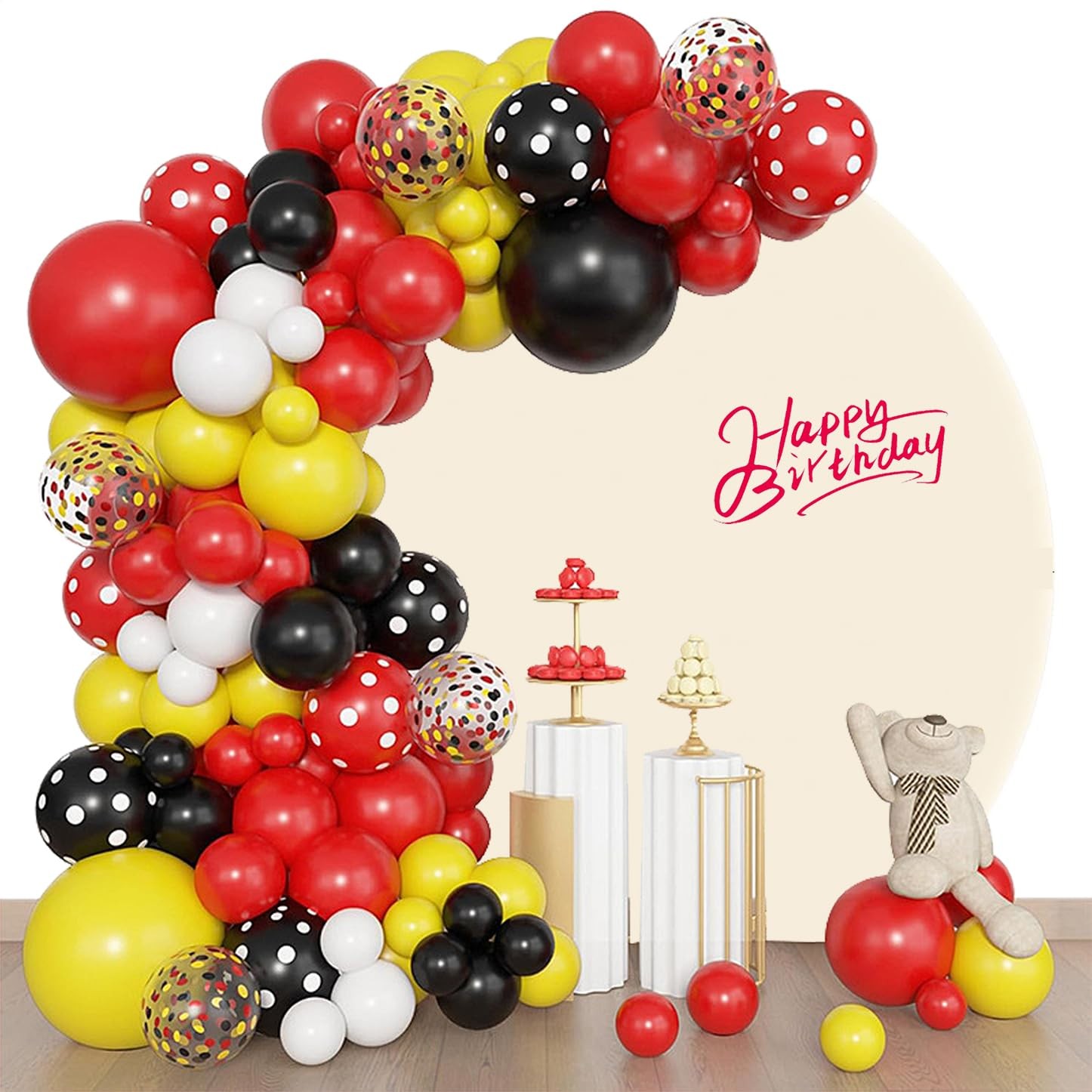 6.6FT Round Arch Backdrop Cover Spandex Fitted Stretchy Stand Covers Decoration