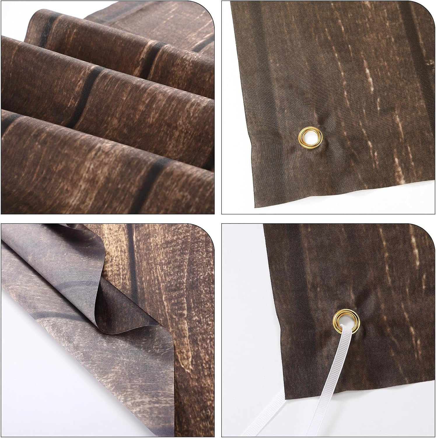 Brown Wood Backdrop for Photography Rustic Wooden Photo Backdrop Decorations Ret