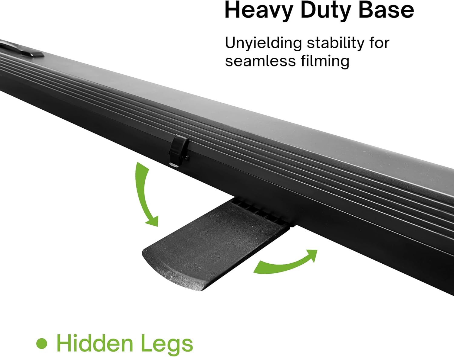 [Wide Version] Green Screen Extra Large Backdrop 78″ L X 78″ W – Free Standing,