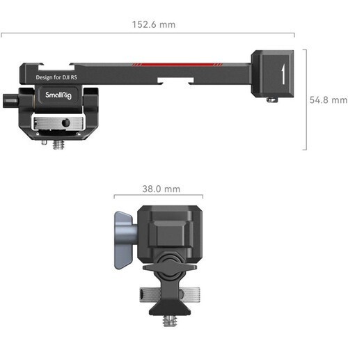 SmallRig Monitor Mount with NATO Clamp for DJI RS2/RS3/RS4/RS5