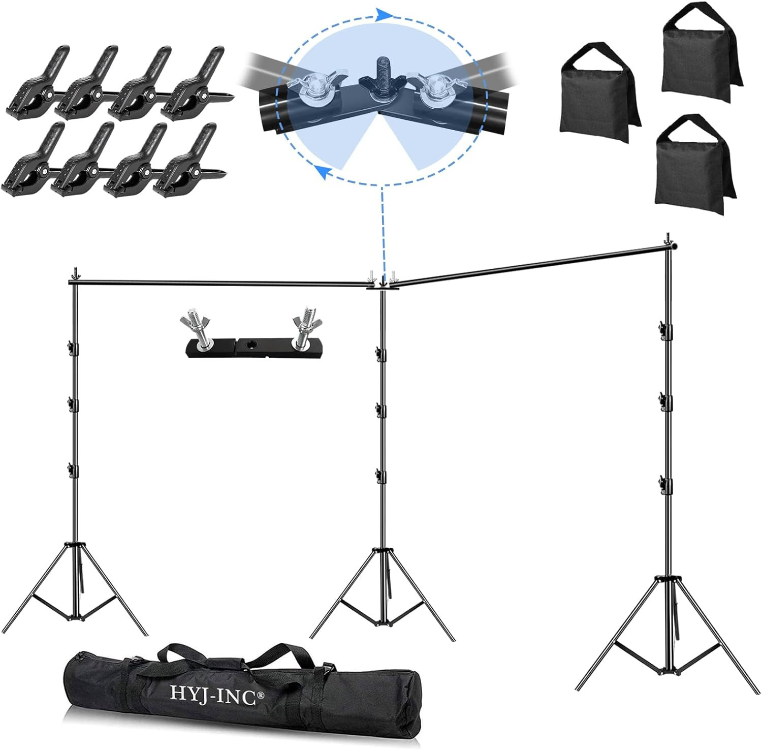 Photo Video Studio 20Ft (Wide) X 10Ft (Tall) Heavy Duty Adjustable Width & Lengt