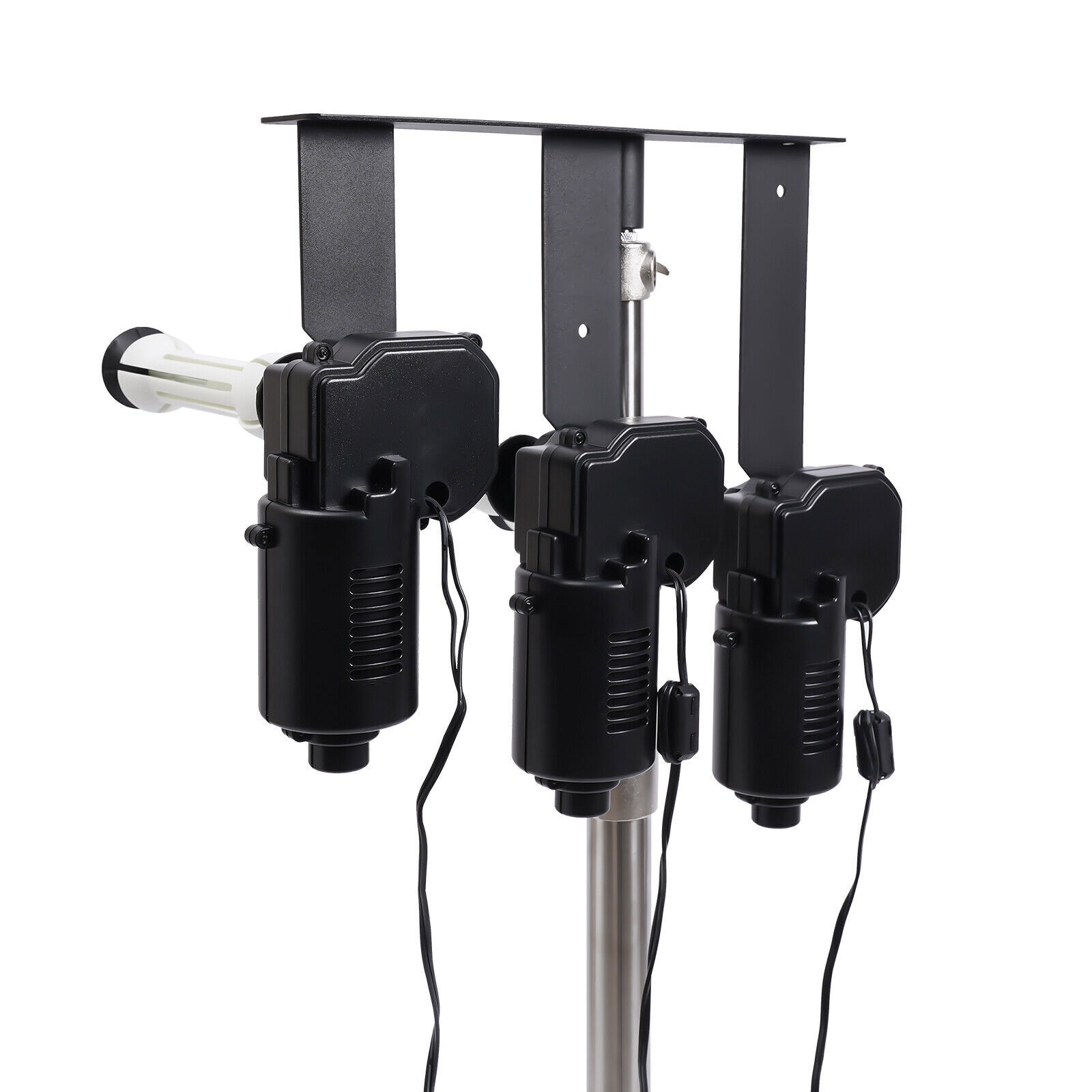 Motorized Electric 3-Roller Cloth Background Support System Wall Mount +Remote