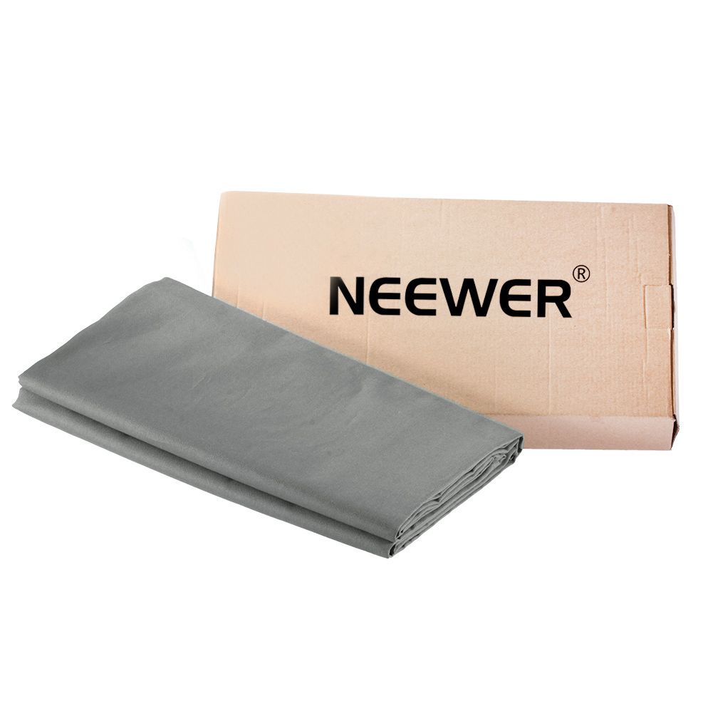 Neewer Photo Studio 100% Pure Muslin Backdrop Background 10 x 12ft Grey