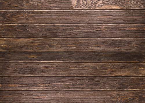 Wood Vinyl Backdrop Wooden Board Wall 7x5FT(width 210cm x Height 150cm)