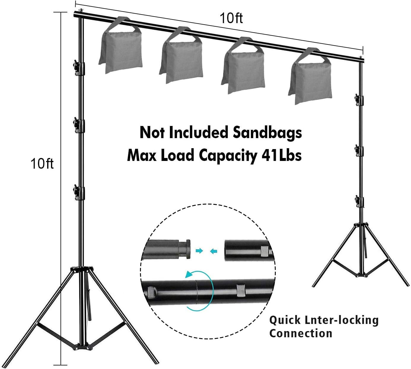 Photo Video Studio 10 X12Ft 100% Cotton Muslin Chromakey Green Screen Backdrop w