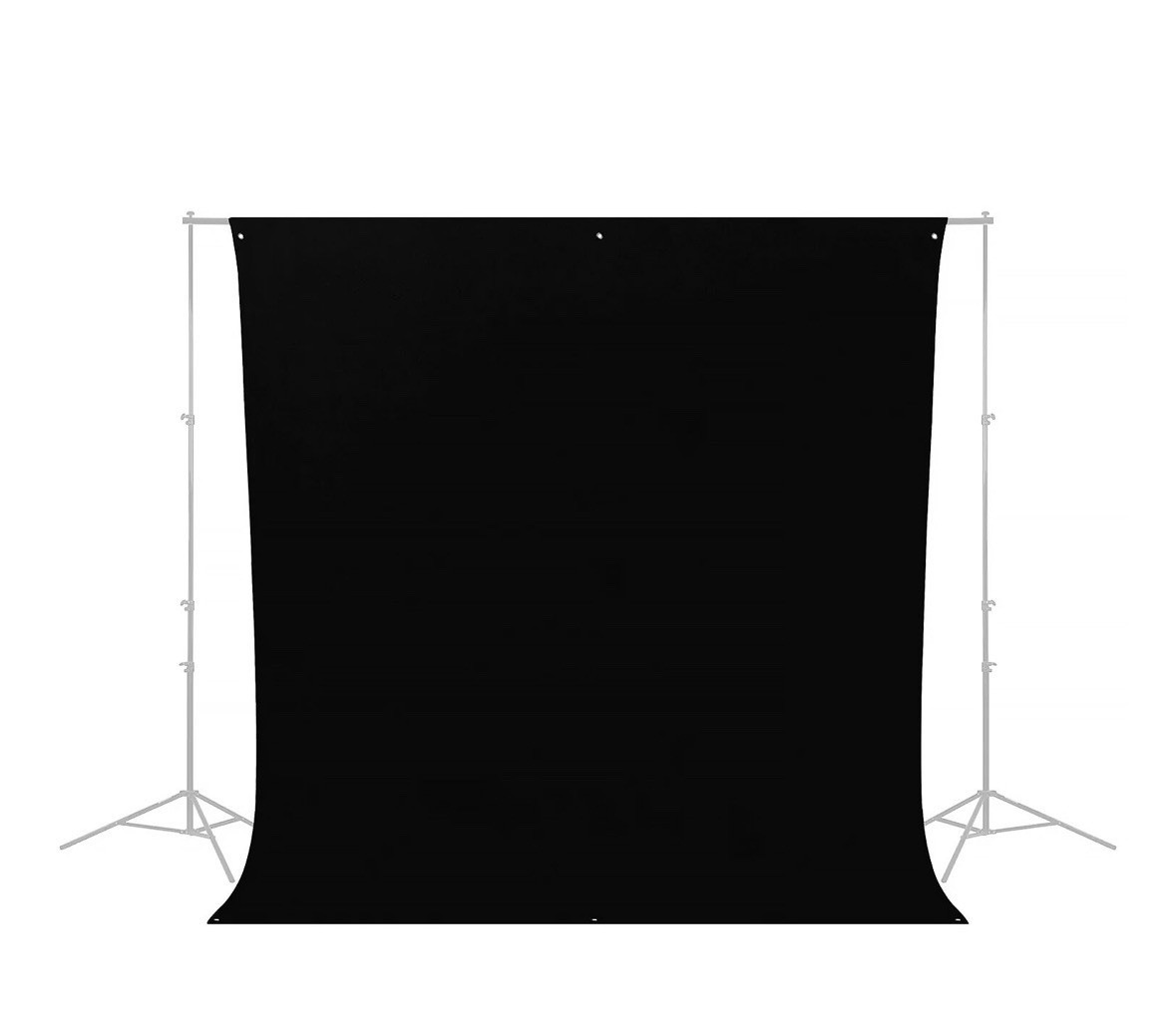 Westcott 9×10 Ft Rich Black Matte Heavy Duty Wrinkle Resistant BackDrop