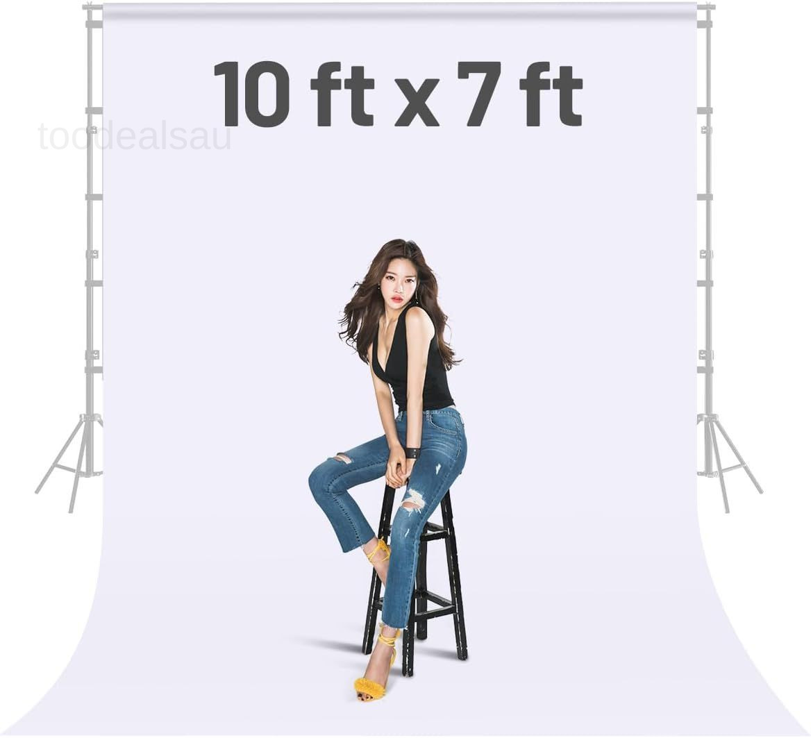 White Backdrop Background 10 X 7 FT Large Photography 10*7