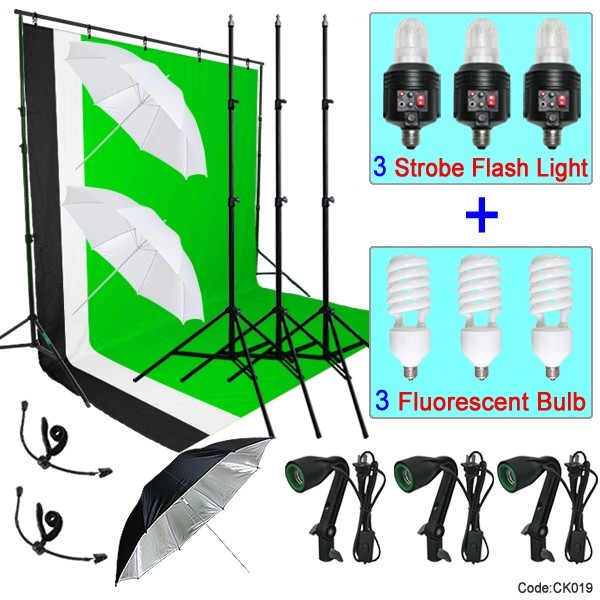 Photography Lighting Muslin Backdrop Stand Studio Kit Linco CK019