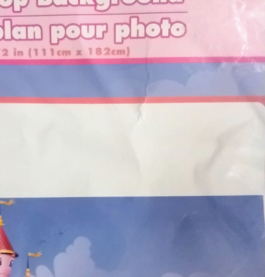 3 Packs Castle Photo Prop Background 44 inch x 72 inch Princess Castle Lot NEW