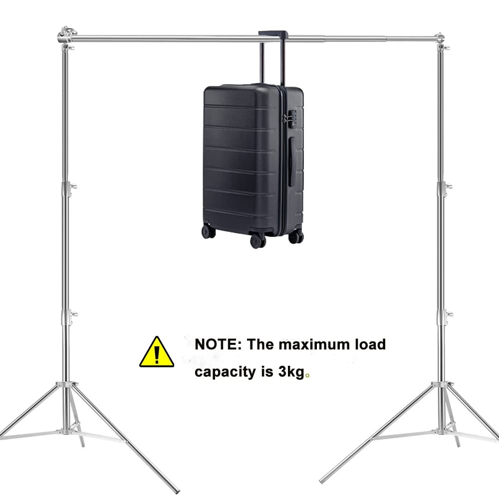 Photo Video Studio Backdrop Stand, 9.19ft Stainless Steel Backdrop Support Sy…
