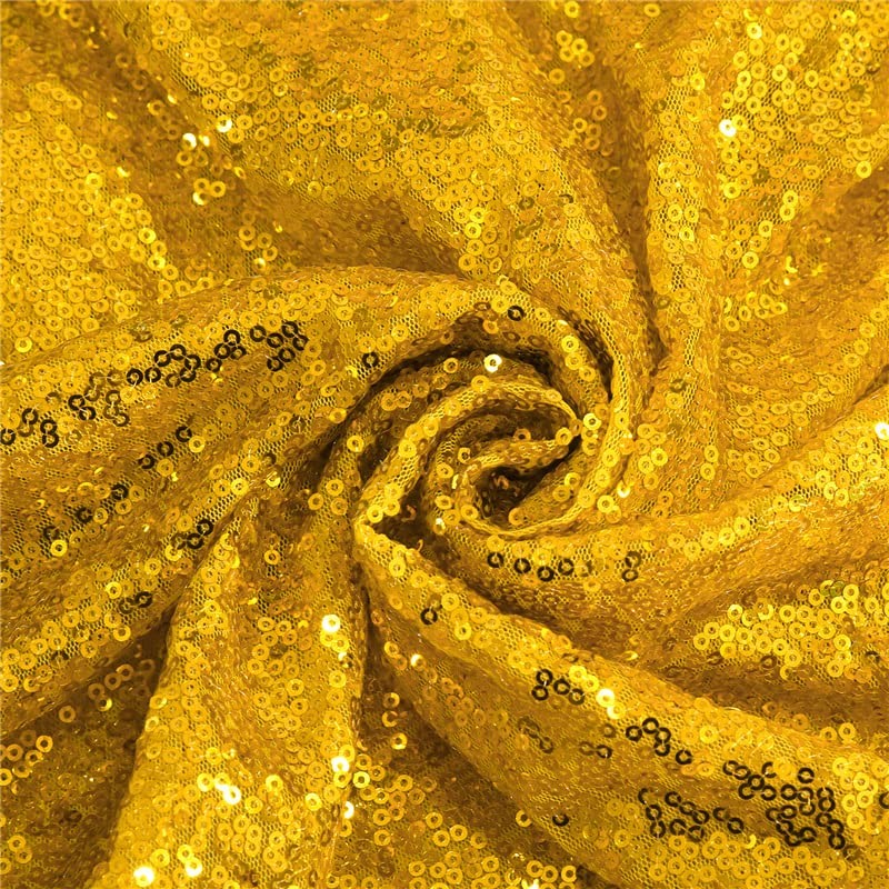 2 Panel 12 inch x 20ft Gold Sequin Wedding Arch Draping Fabric Arbor Backdrop