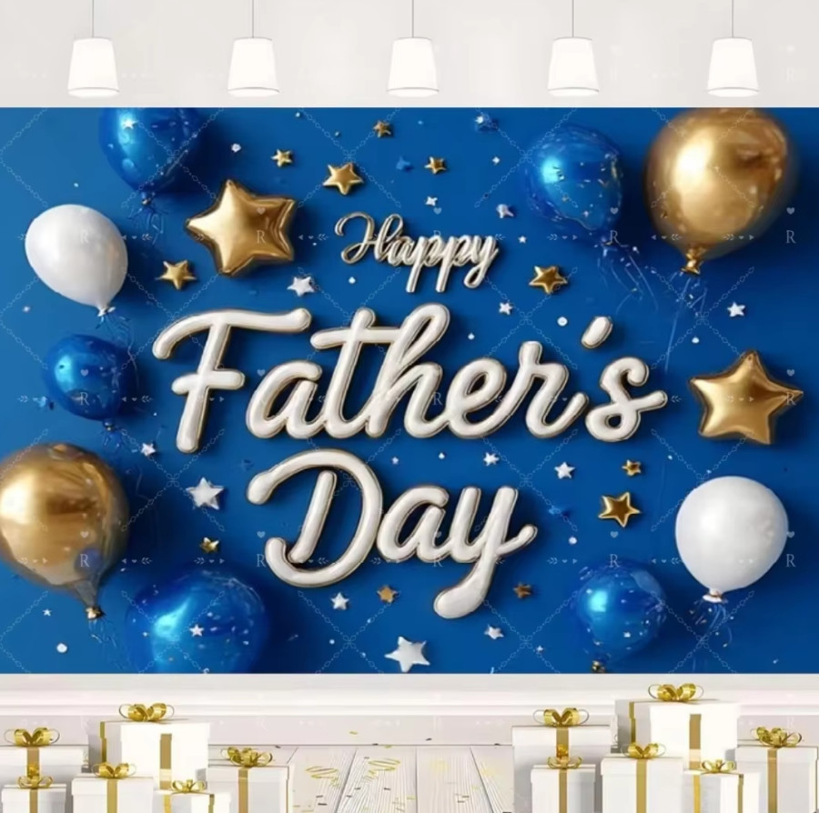 Happy Father’s Day Backdrop Banner Feliz Dia Del Photo Background Padre Party