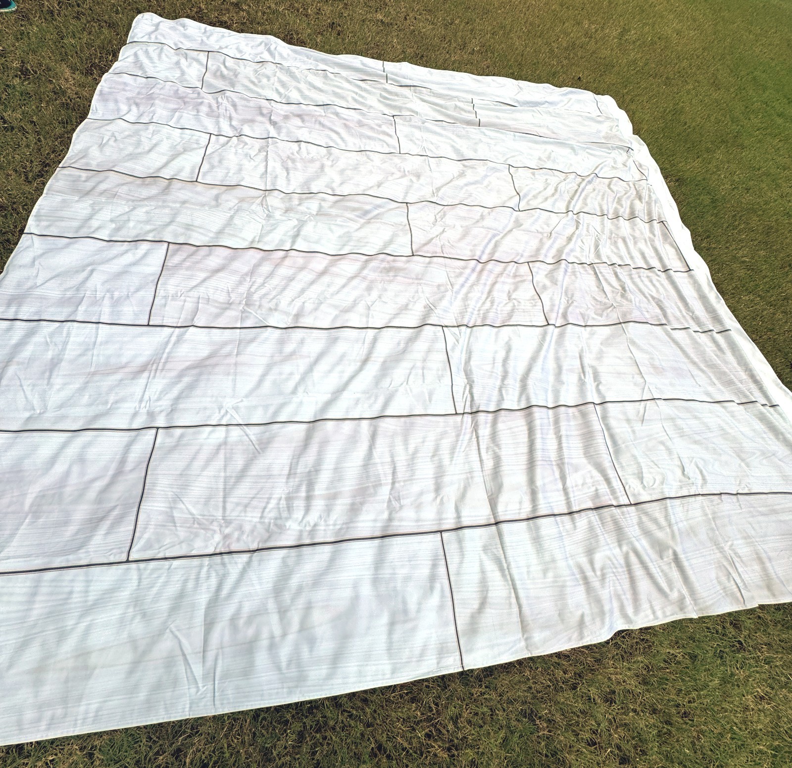 10×10 White Gray Wood Photography Backdrop with Rod Pocket