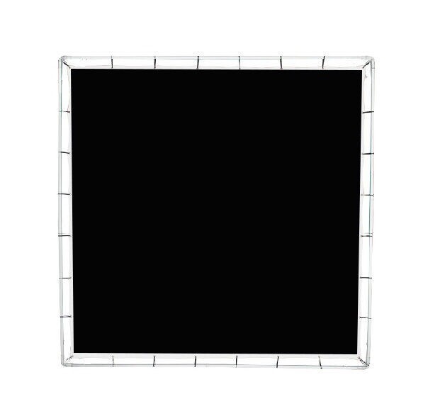 8’x8′ 8×8 2.4×2.4m Solid Black Cloth full block overhead butterfly