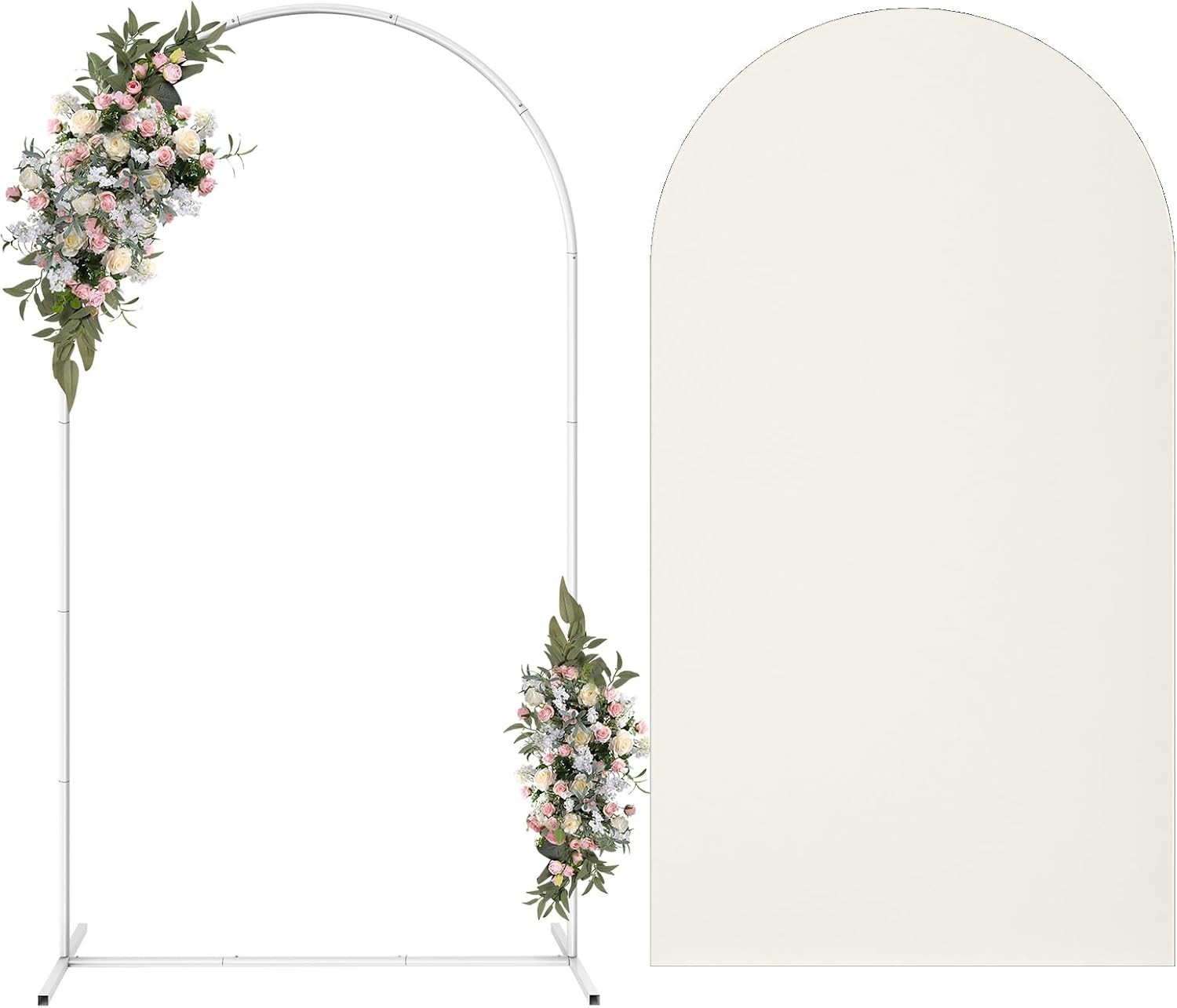 Arch Frame Metal Wedding Flower Ballon Decoration Cover Back Drop Easy Assemble
