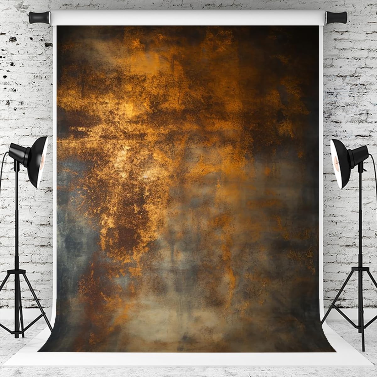 57 Ft Brown Portrait Backdrop Classic Indoor Dark Background Studio Pictures