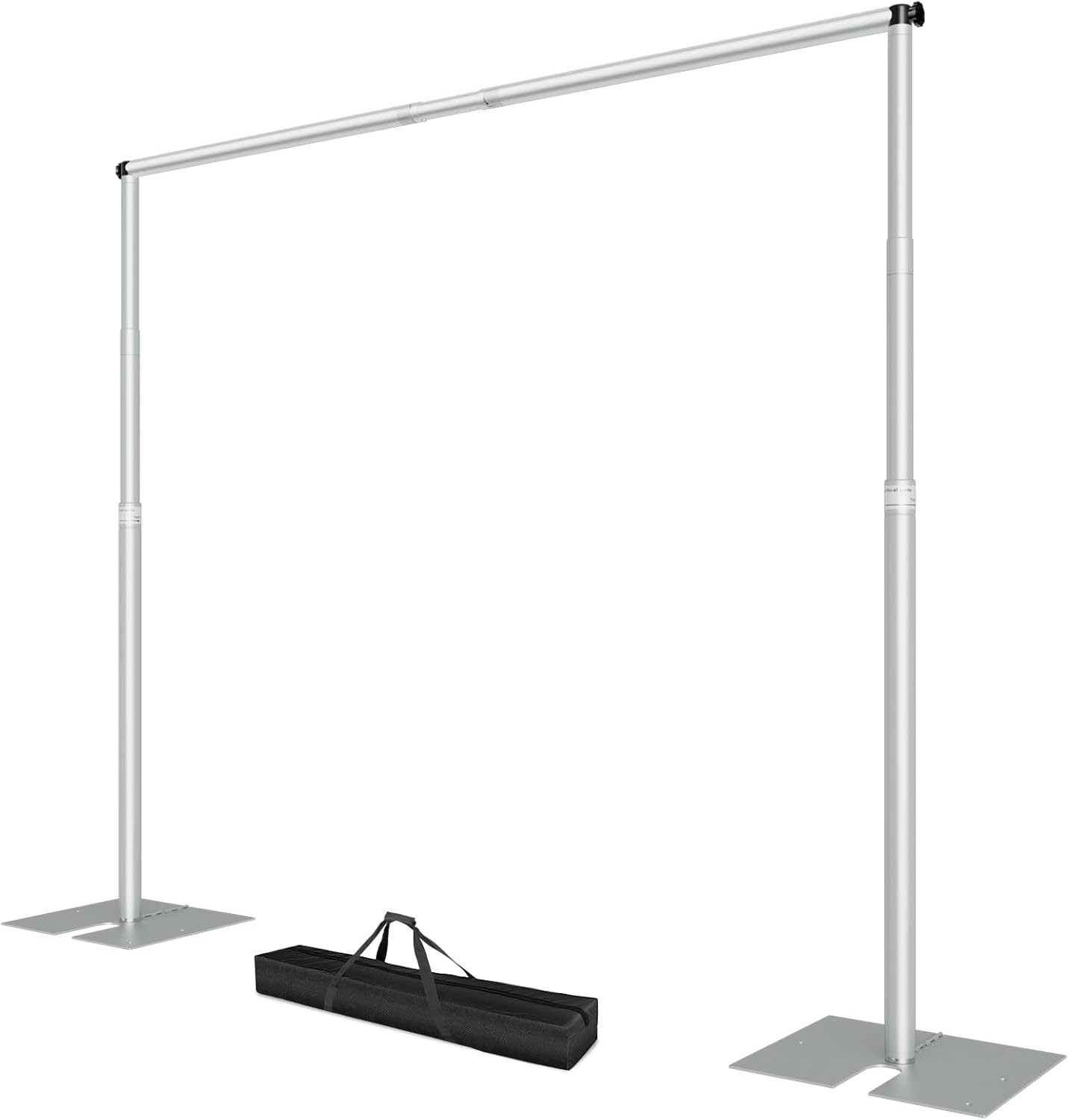 Photo Backdrop Stand Heavy Duty 10x10ft Adjustable Pipe Drape Kit