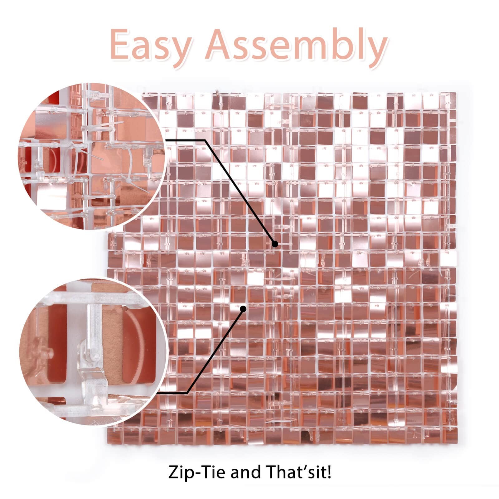 Shimmer Wall Sequin Panel Backdrop 36 Panels Birthday Parties Wedding Backgro…