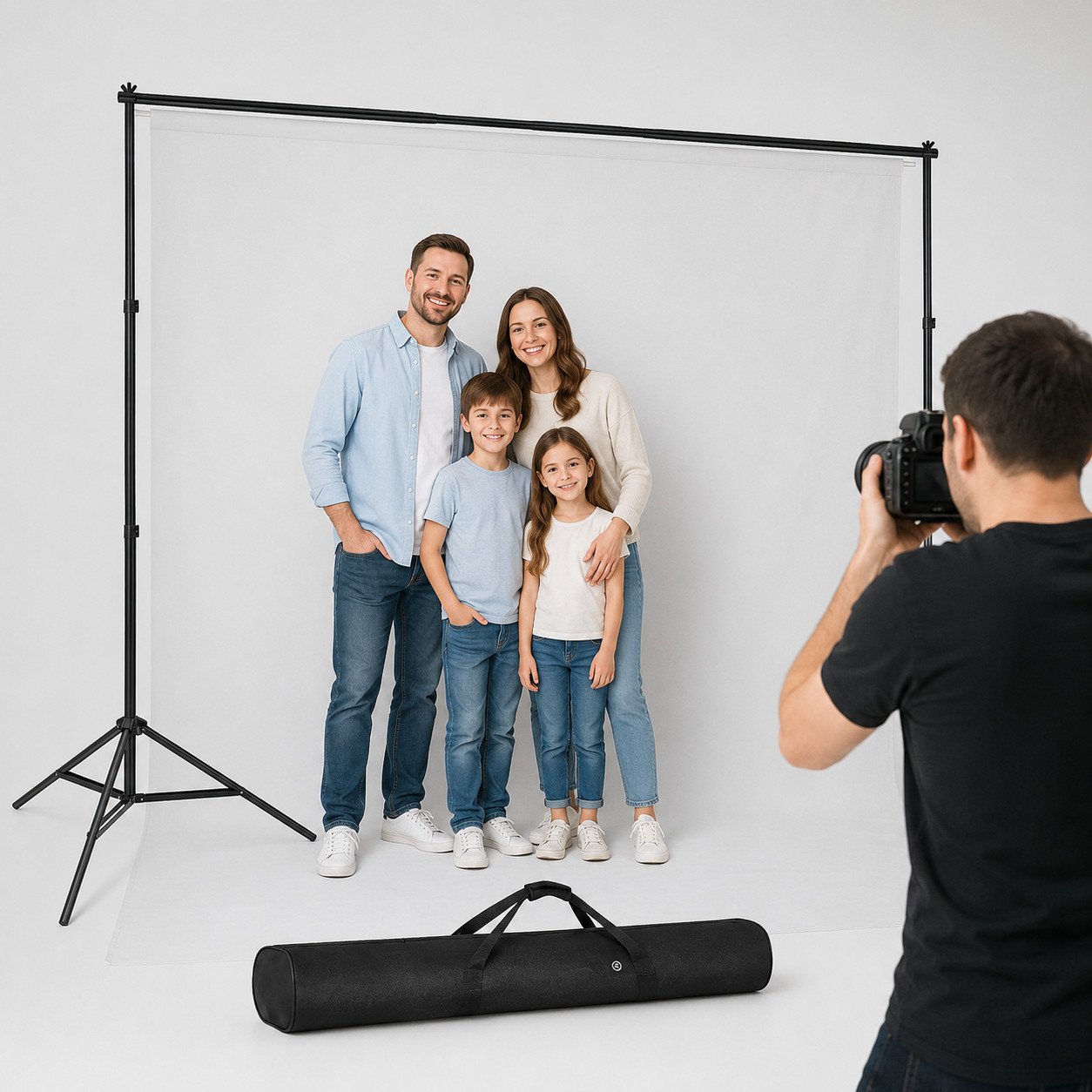 10×10 ft Pipe and Drape Backdrop Stand Kit Steel Base Wedding Event Photography