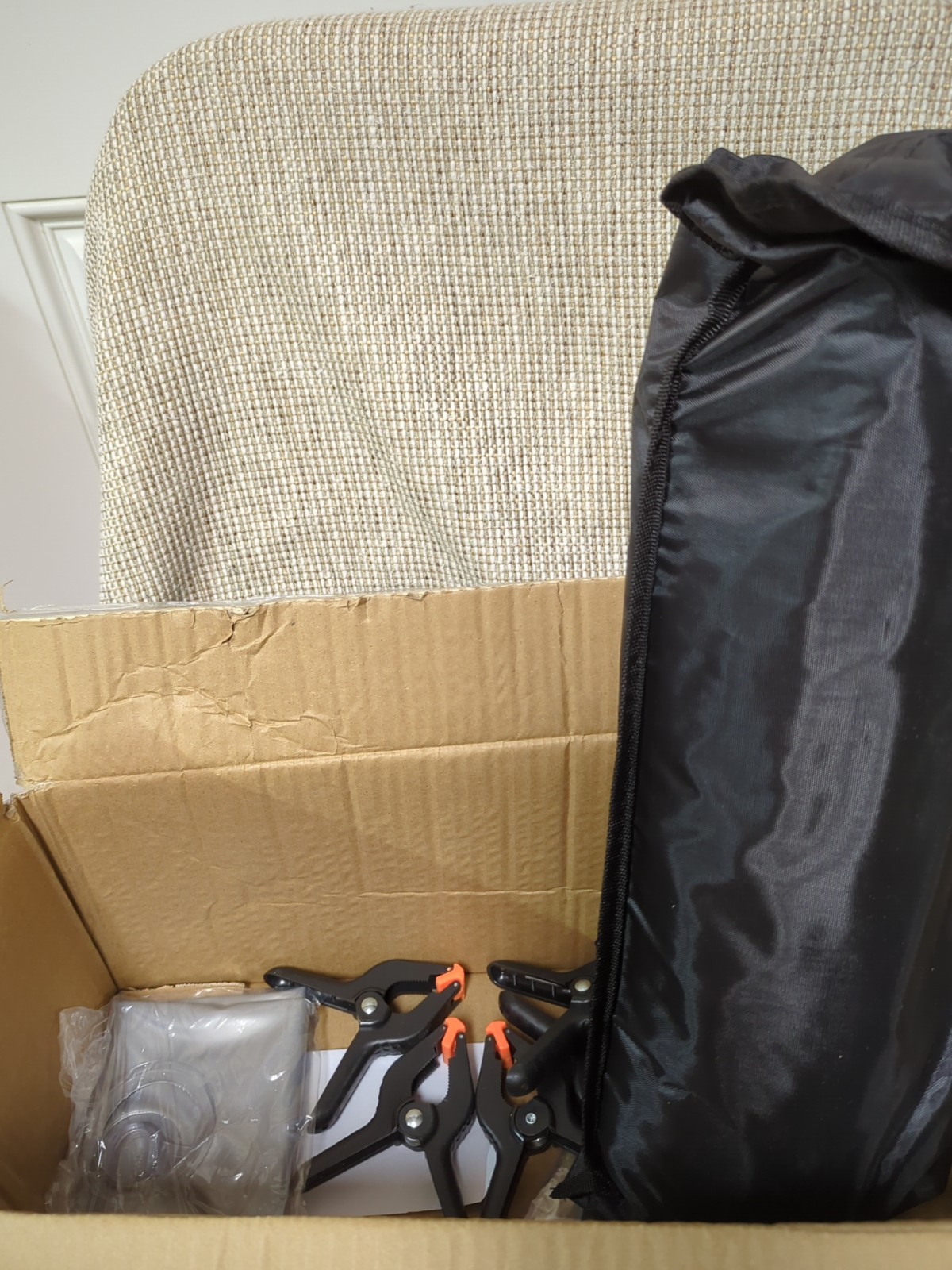 T-Shape Backdrop Stand Kit – 8 x 5.3ft Adjustable Photo Backdrop Stand -…