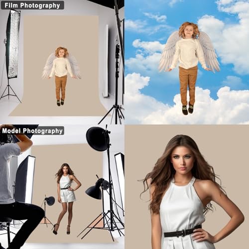 Photography Backdrop for Photoshoot, Fabric, 5×7 FT | Versatile 5X7 FT Beige