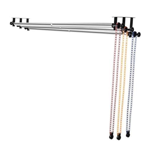 Photography Backdrop 3 Roller Support System, 118 inch Stainless Steel