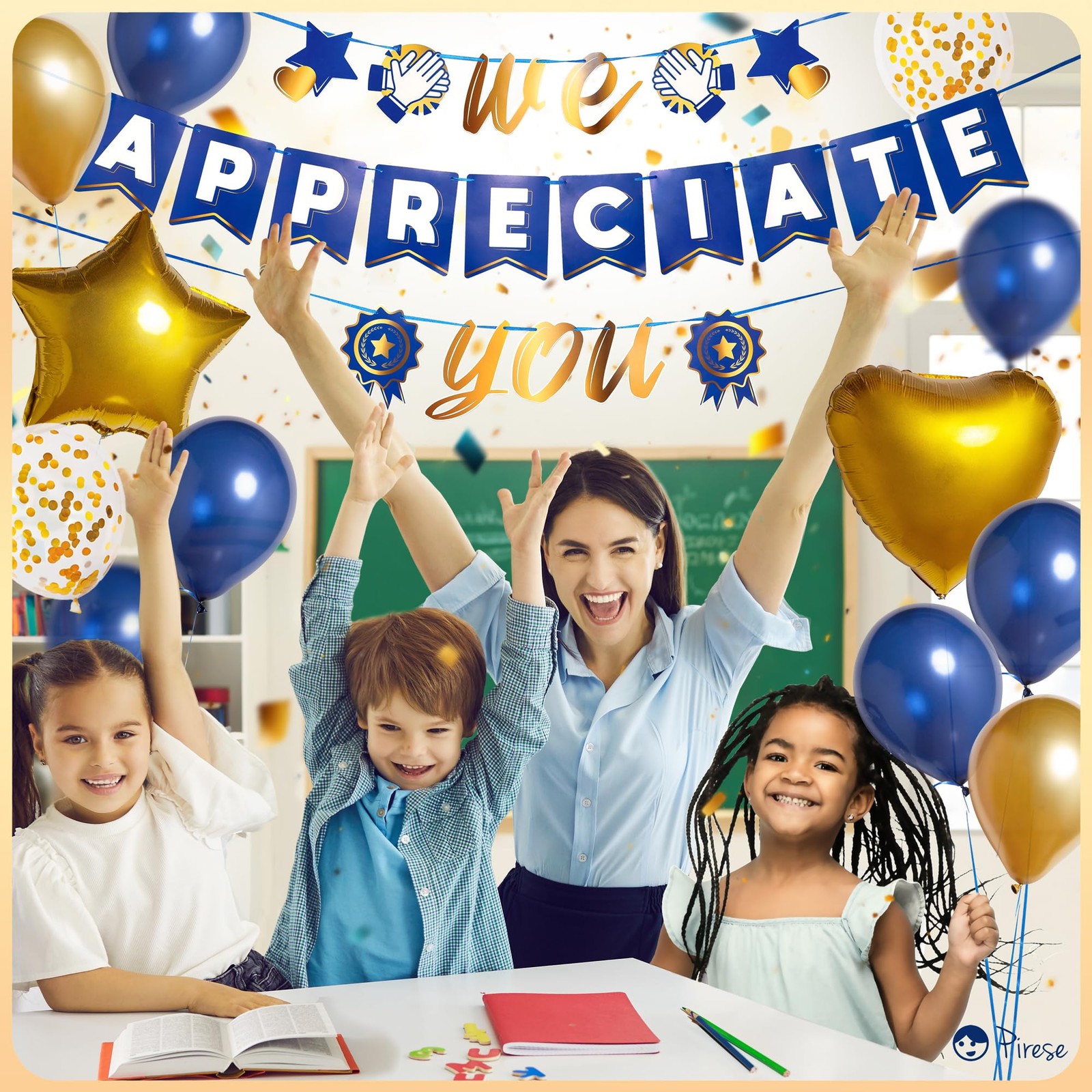 Pirese We Appreciate You Banner Decorations, Employee Appreciation Decoration…