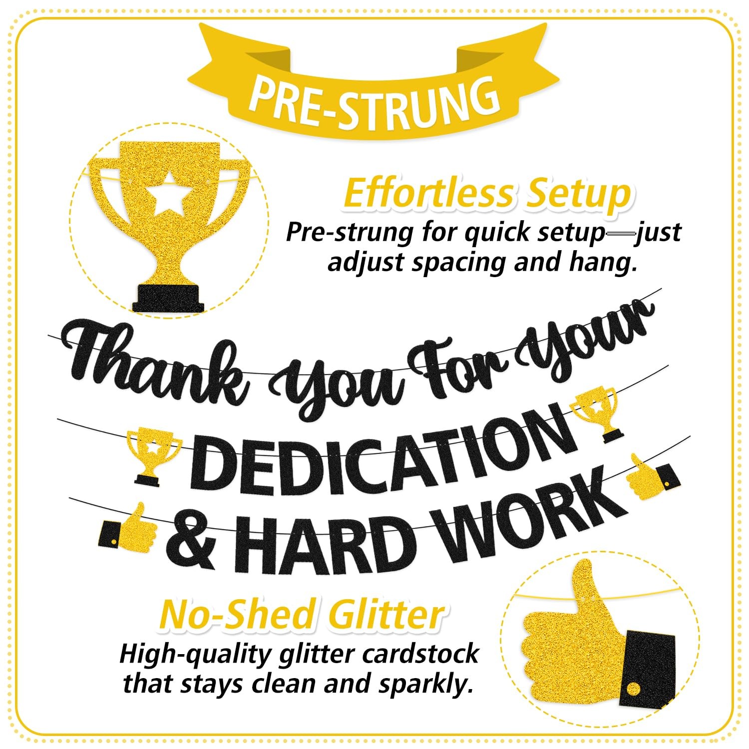 Thank You For Your Dedication and Hard Work Banner for Employee Appreciation …