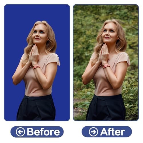 7x10FT Royal Blue Photography Backdrop – Ideal for Photoshoots & Video Recording