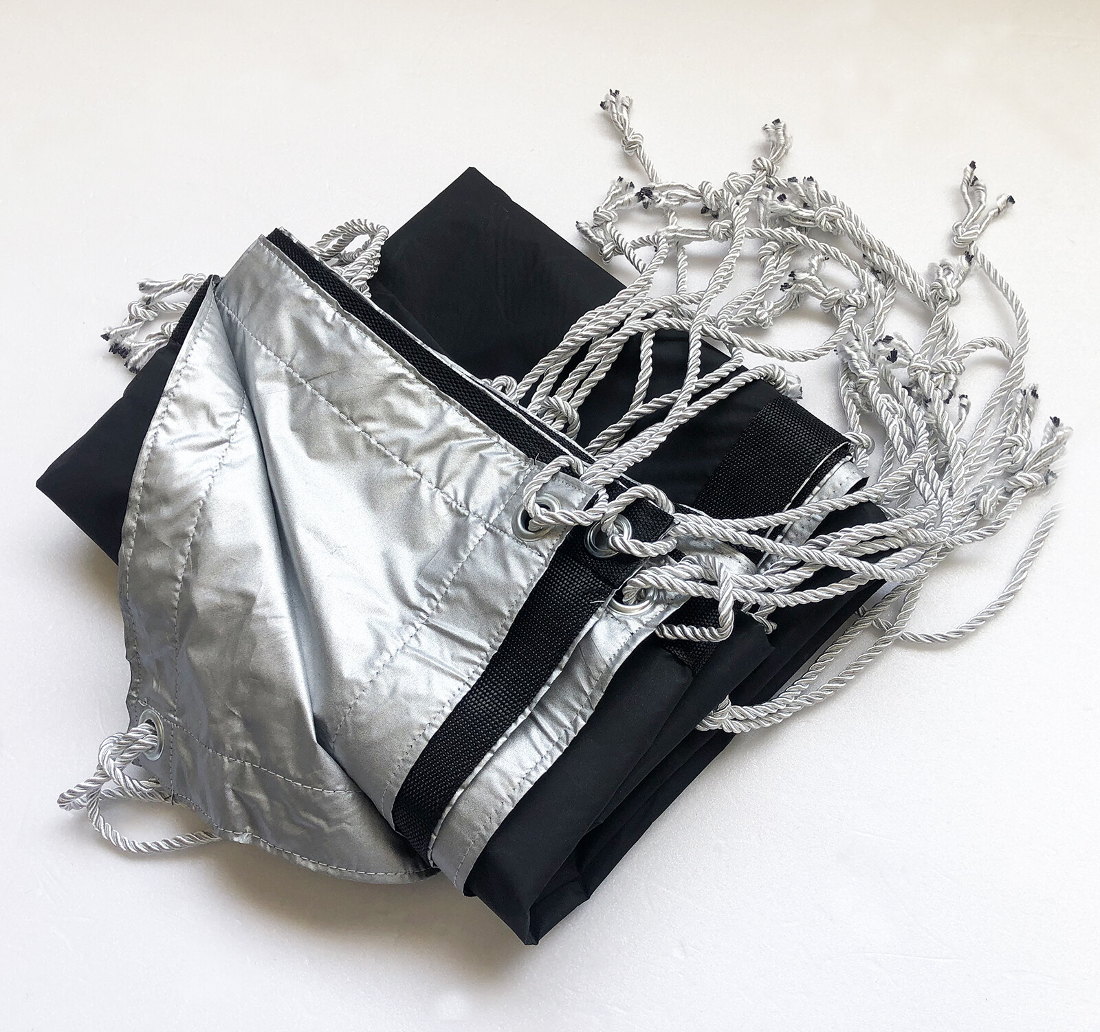 12’x12′ 12×12 3.6×3.6m Black Grey Canvas Cloth overhead butterfly block reflect