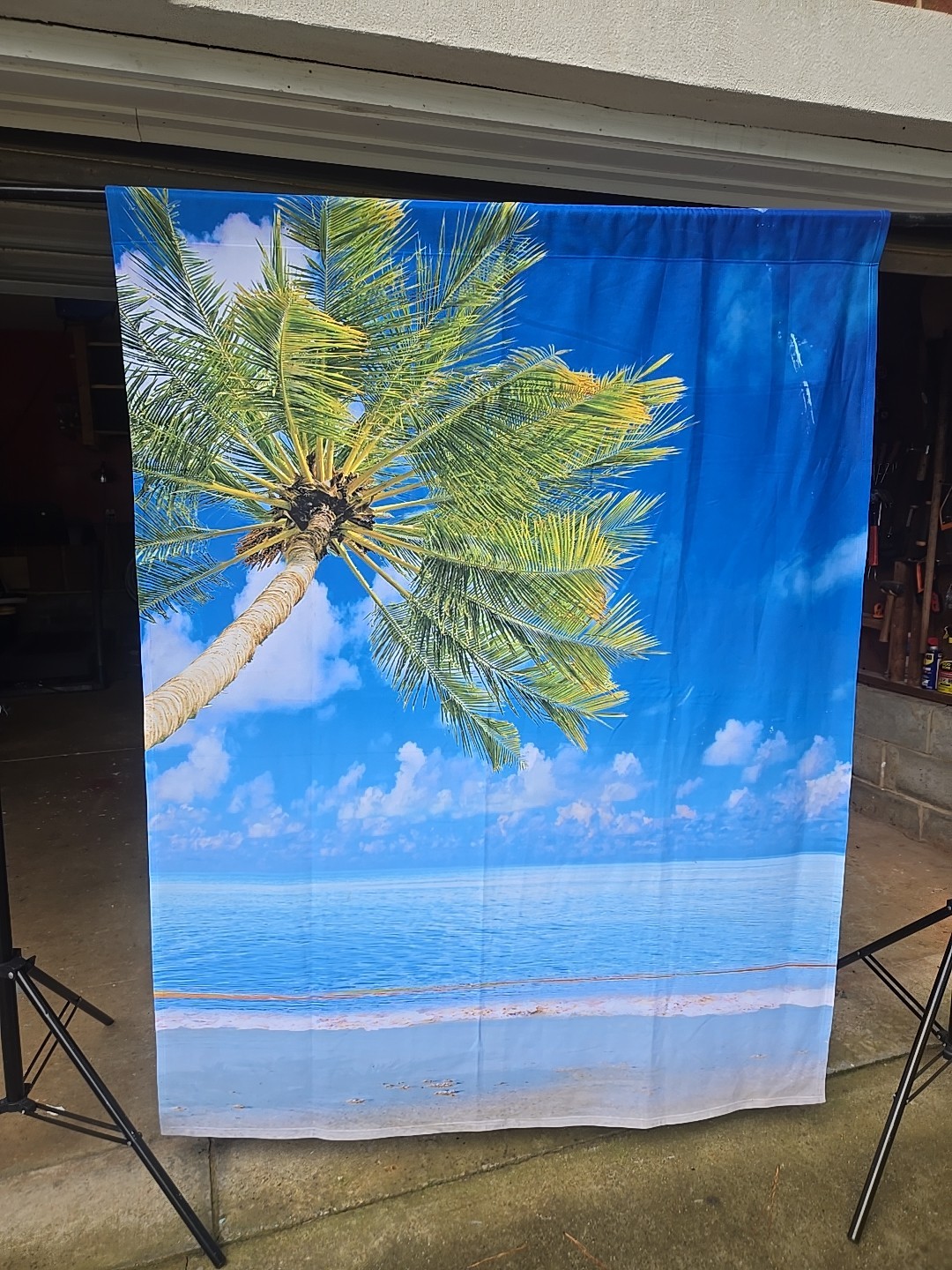 Beach Scene Fabric Photography Backdrop 57″x72″