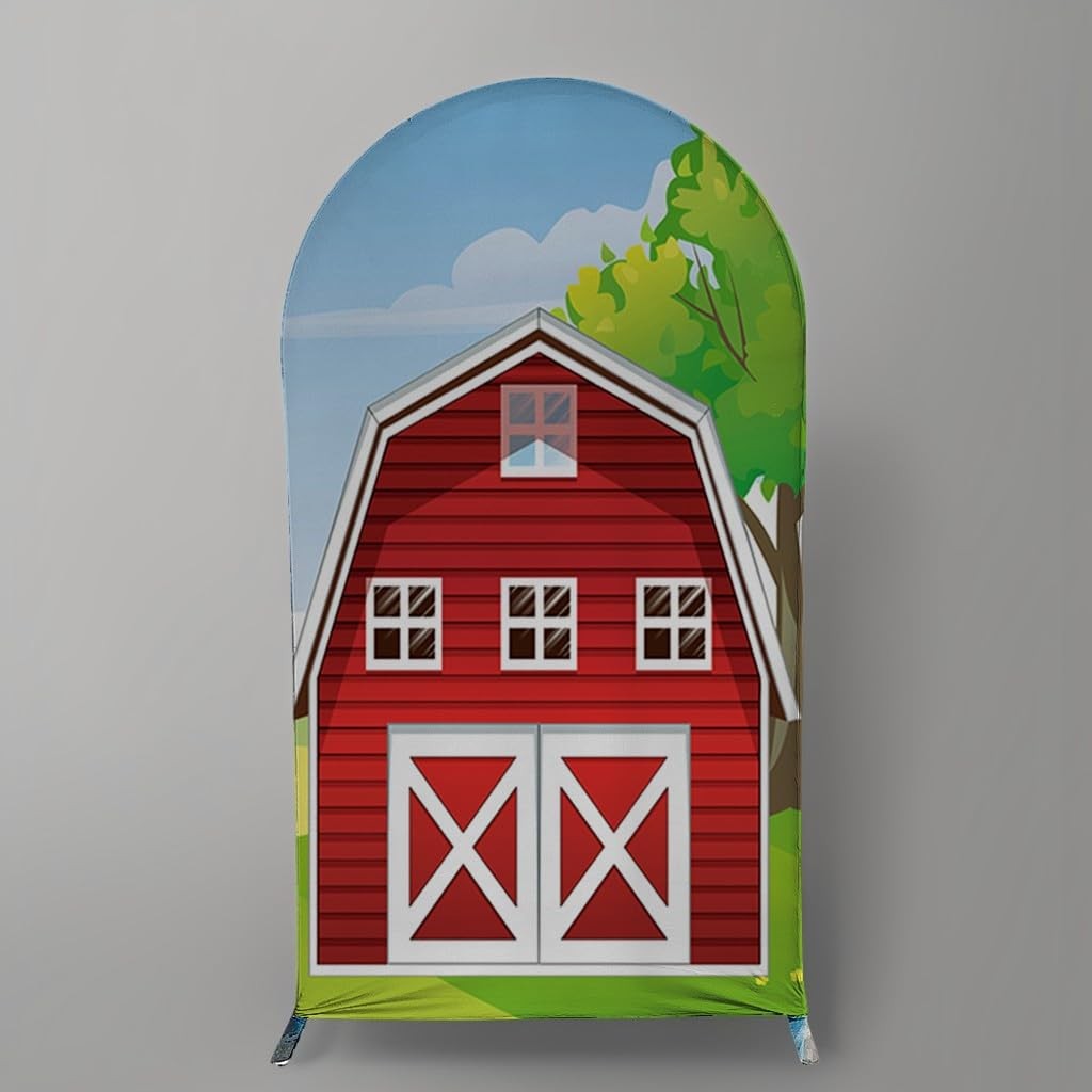Red Farm Barn Arch Backdrop Cover Red Farm Chiara Backdrops Decorations Arche…