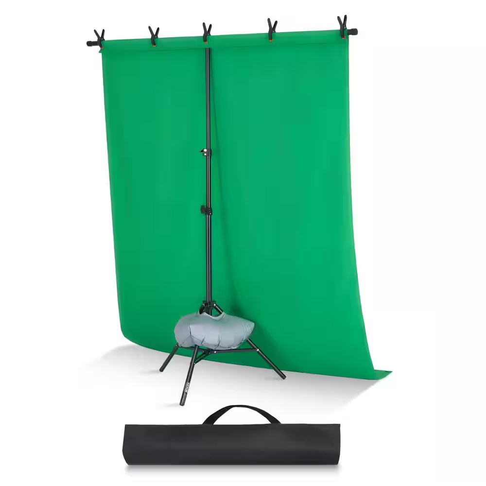 5 X 6.5 Ft. Adjustable Backdrop Stand, Portable, Projector Screen Stand, Wedding