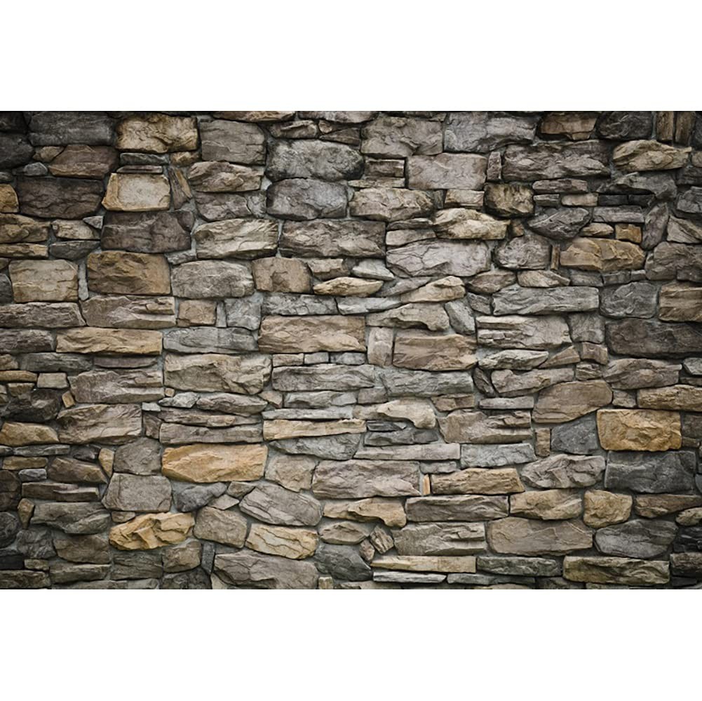 Yeele 12x8ft Rock Stone Wall Backdrop Countryside Vintage Rustic Rock Stones …