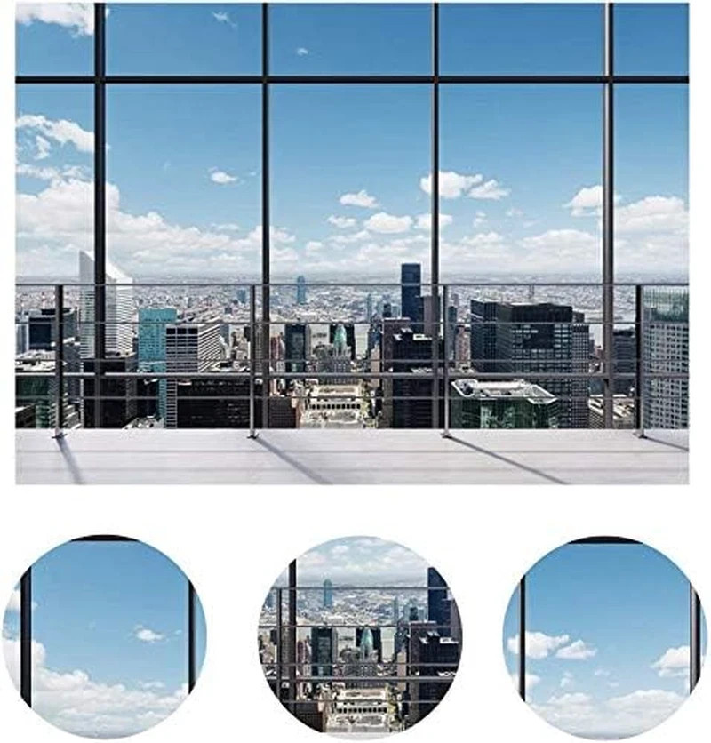 7X5Ft Office Room Backdrop City Vinyl Backdrops Business Street View Skys