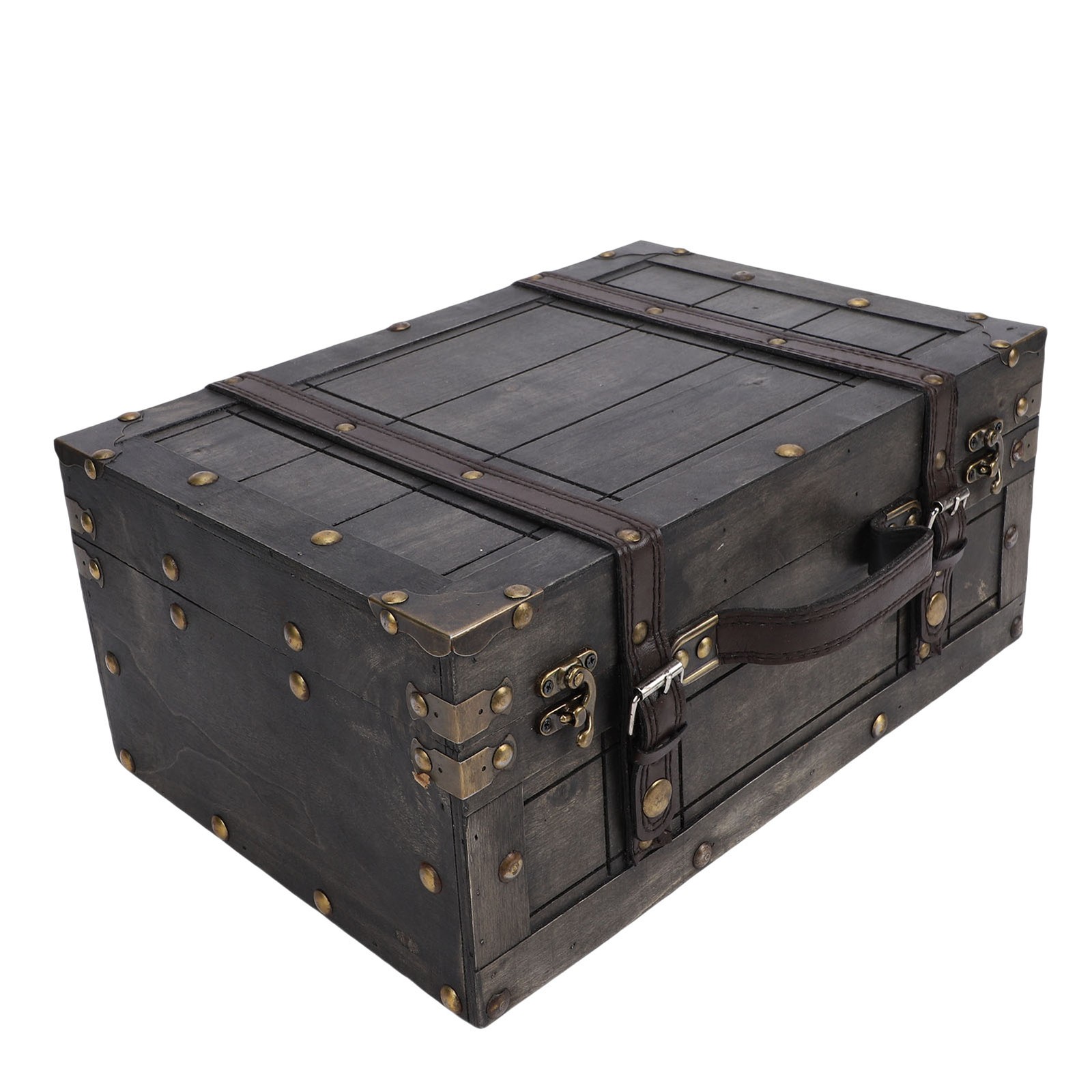 Vintage Storage Trunk Elegant Design For Home Decor 34.5cm Premium CAD