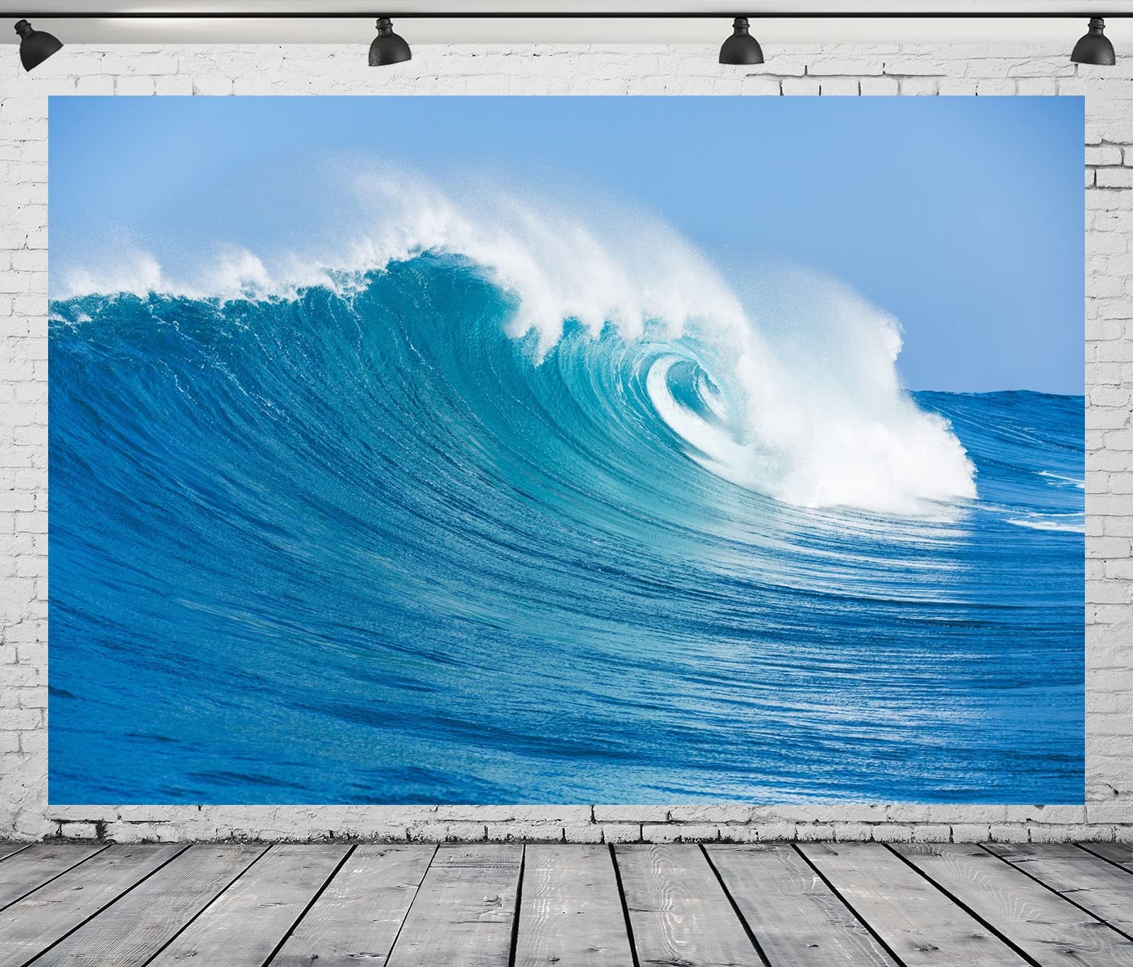 7x5ft Big Ocean Waves Photography Backdrop Tropical Summer Sea Background