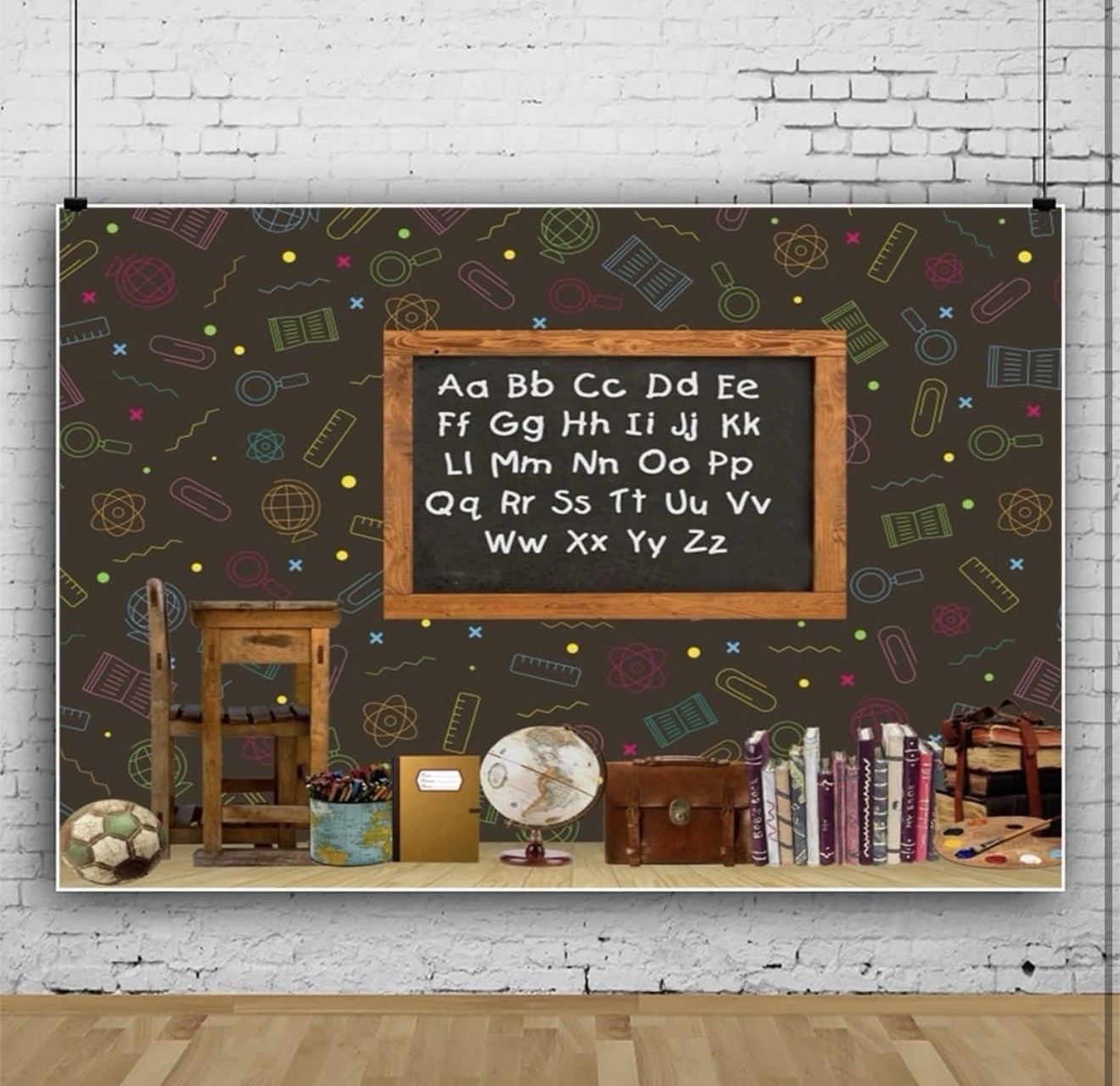 First Day Of School Backdrop/Banner~Humongous~ 9.75 X 8.16 ft~NEW~FAST SHIPPING!