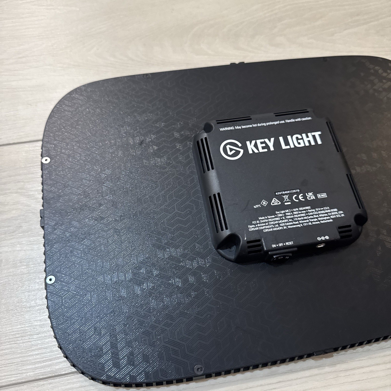 Elgato Key Light Mk.2 2800 Lumens Wi-Fi LIGHT ONLY – No Power Cord/Accessories