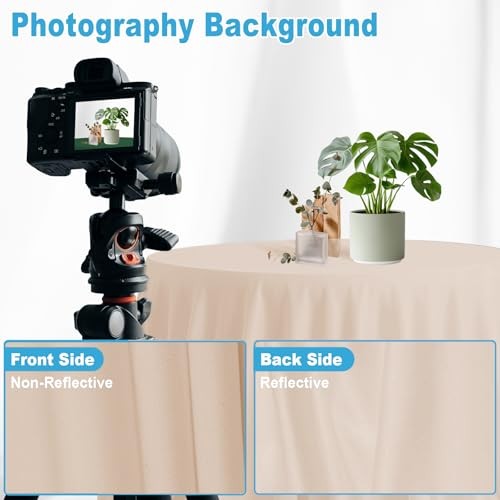Photography Backdrop for Photoshoot, Fabric, 7×10 FT | Versatile 7X10 FT Cream