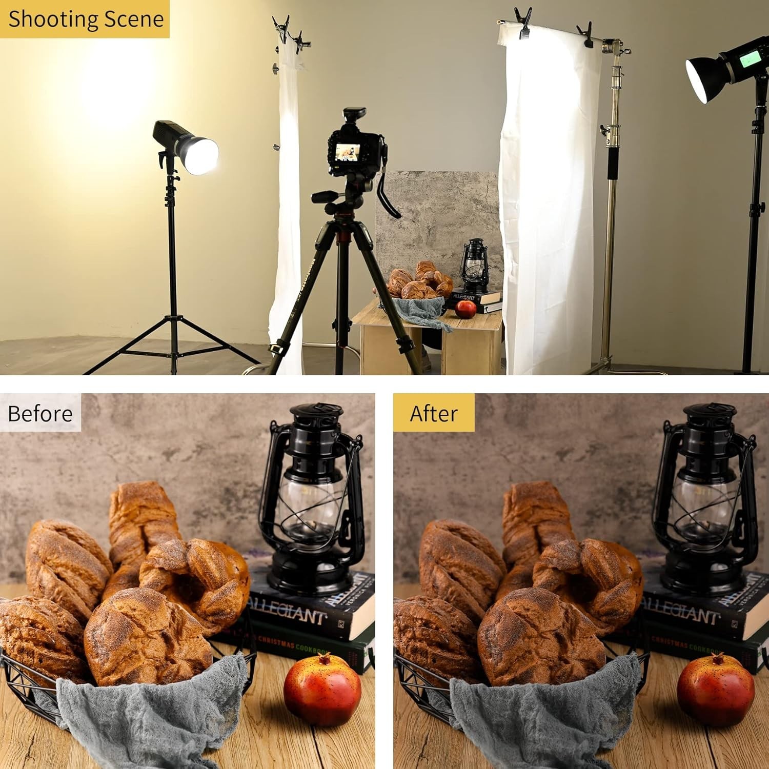 Photography Diffusion Fabric Nylon Silk White 1M x 1.7M Softbox Light Modifier