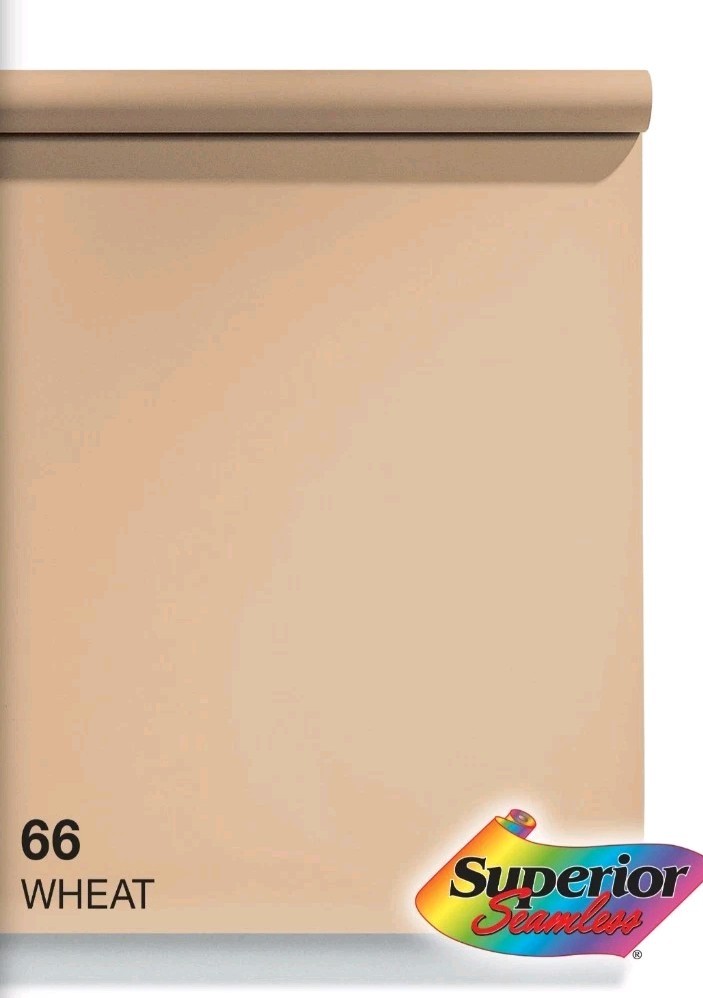 Superior 53″x36ft Wheat Seamless Paper Backdrop Roll #66 P101266C Sealed