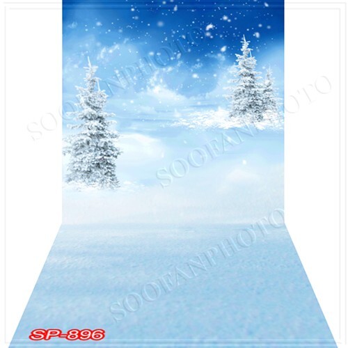 10’x20′ CP Christmas Season Scenic Microfiber Fabric background backdrop SP896