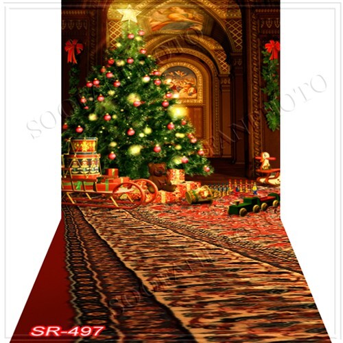 10’x20′ CP Christmas Season Scenic Microfiber Fabric background backdrop SR497