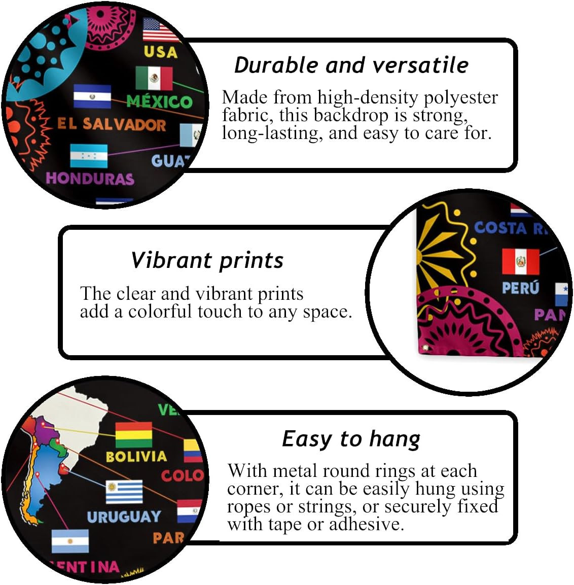 Hispanic Heritage Month Decorations Latin American Banner Spanish Classroom Deco