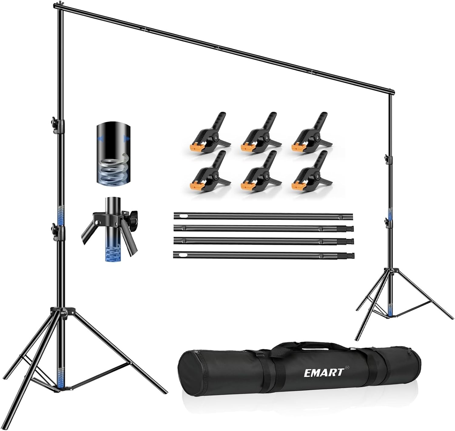 Professional Photo Studio Backdrop Support