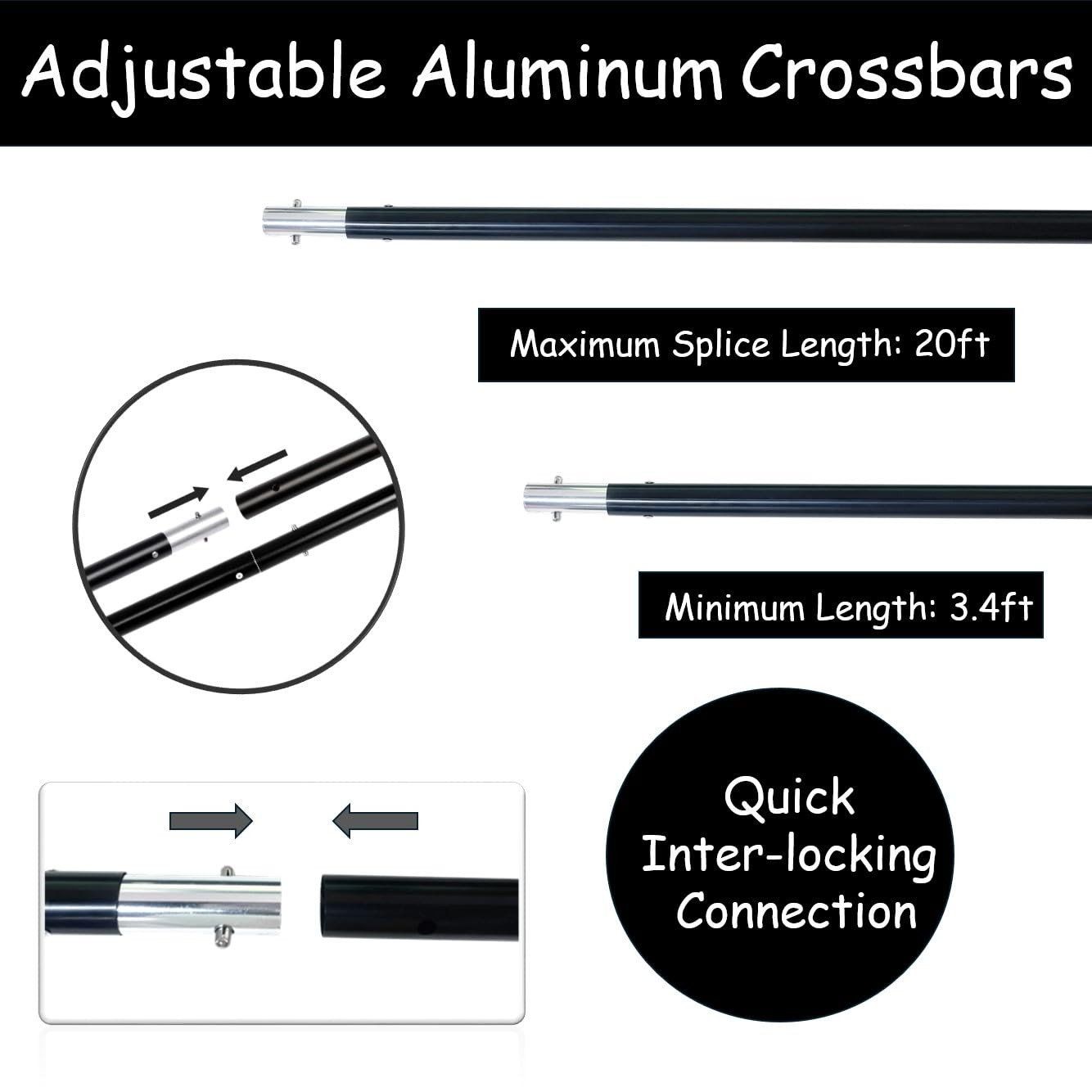 10×20 ft Back Drop Adjustable Stand, Photo Backdrop Stand Kit, Medium Duty