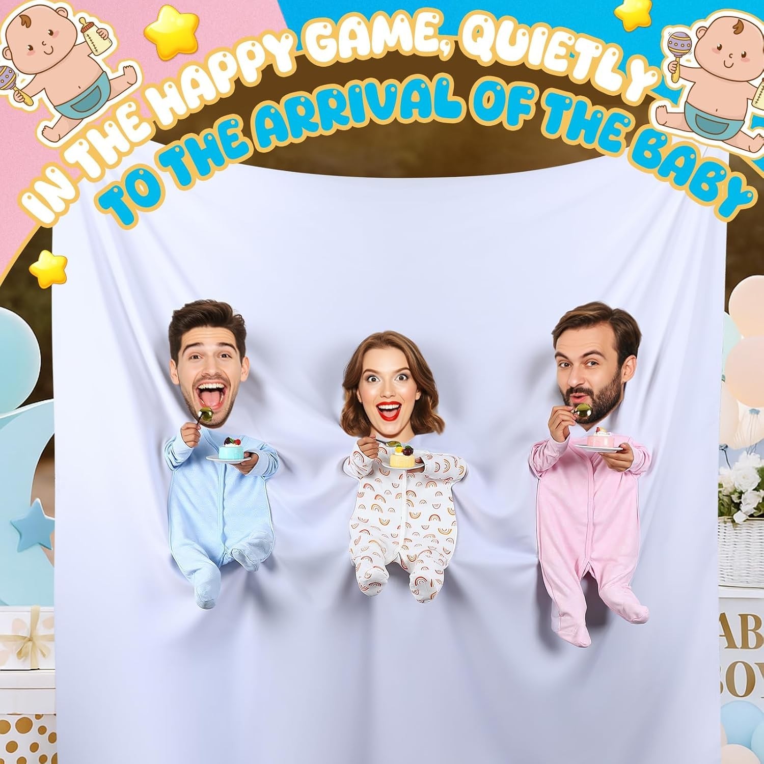Baby Shower Game Feed Me Baby Funniest Game Ever for Gender Reveals Feed Blin…