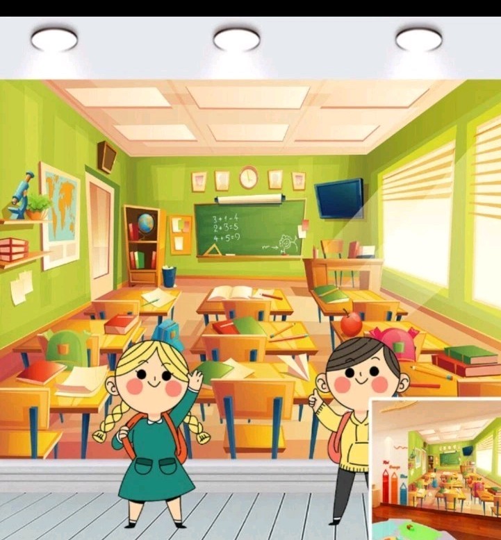 Classroom Theme Photography Backdrop Welcome Back to School Classroom Background